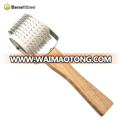 Beekeeping Equipment Tools Wholesale Stainless Steel Idler Wheel Uncapping Fork For Beekeeper